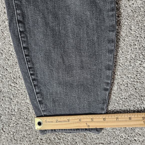 Judy Blue Jeans Womens 24 Faded Black Daisy Distressed Skinny Fit Stretch Boho - Picture 13 of 13